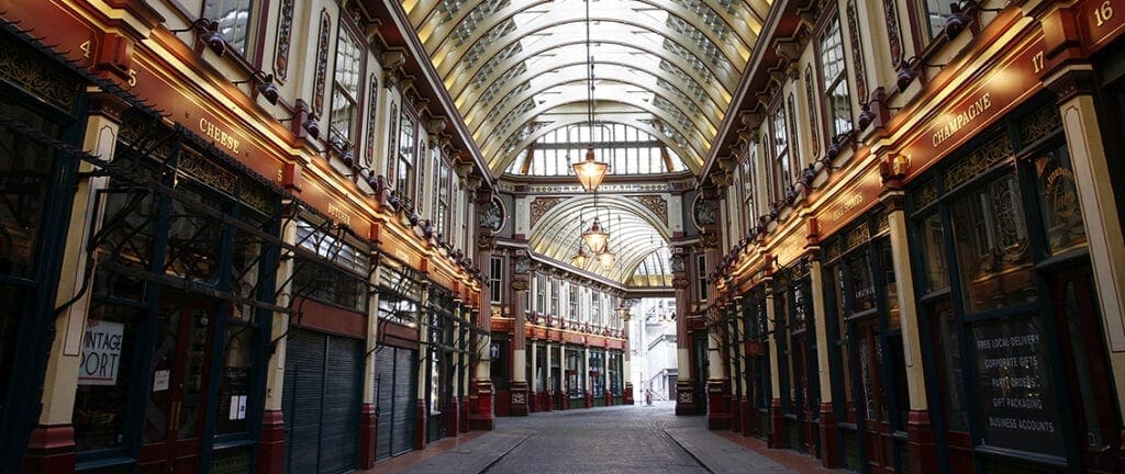 Leadenhall Market in the City of London