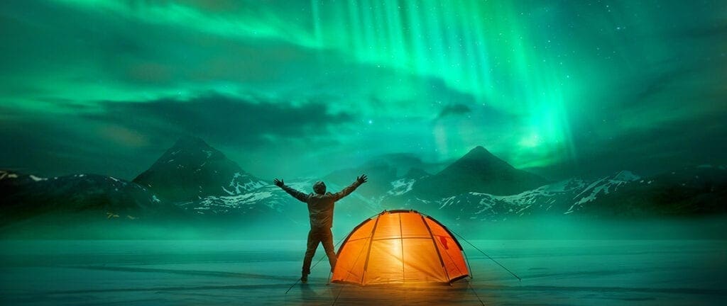 Northern lights in Iceland