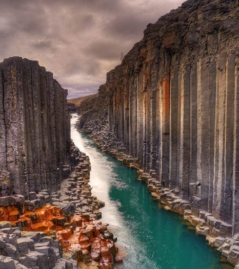 Studlagil basalt canyon - Iceland