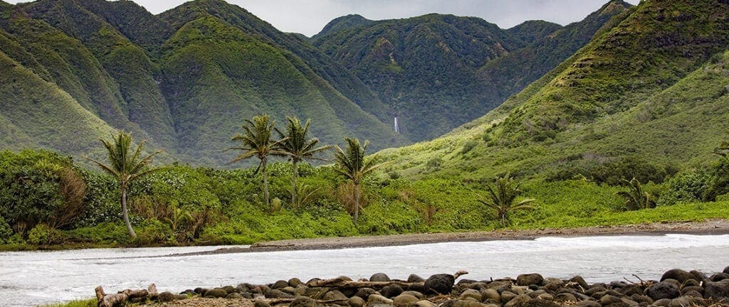 Molokai mountain view, Hawaii