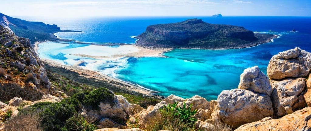Balos bay in Crete