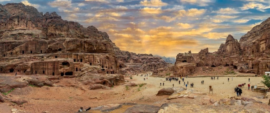 The ancient city of Petra, Jordan.