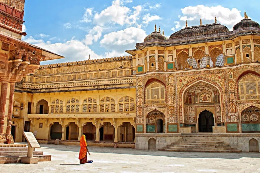 The Amber Fort in Jaipur, India