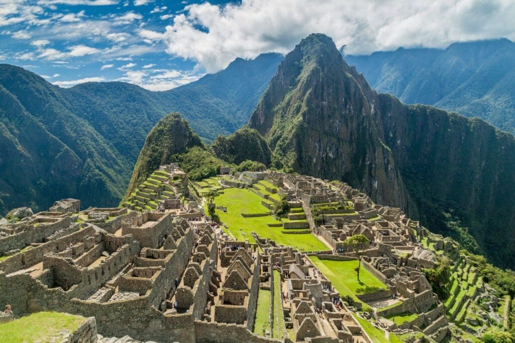 Machu Picchu ruins in Peru
