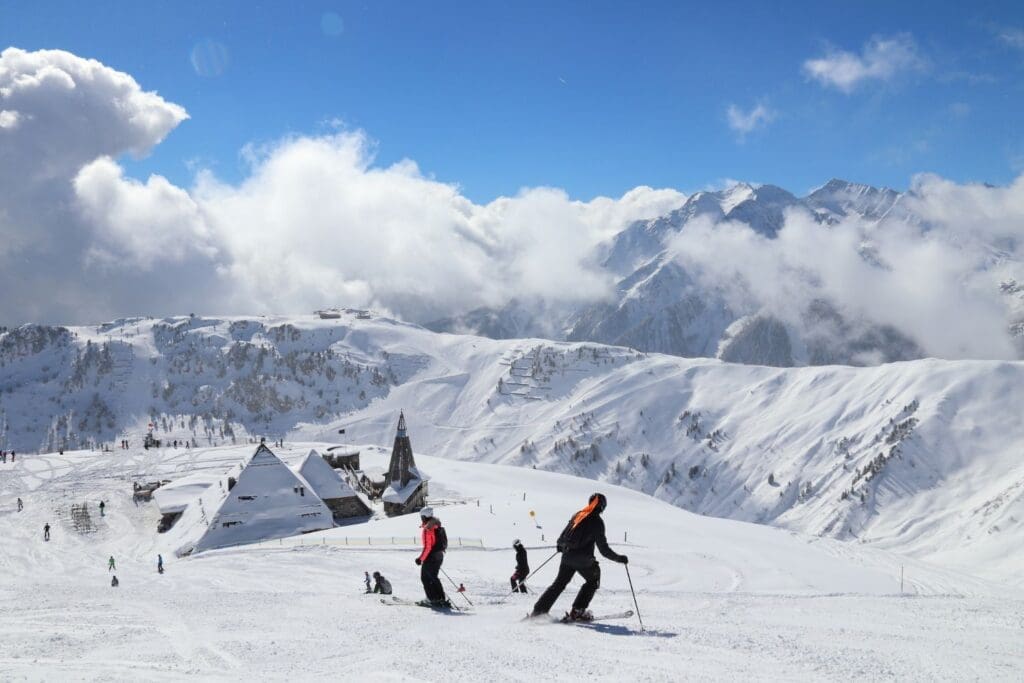 Mayrhofen, Austria in April