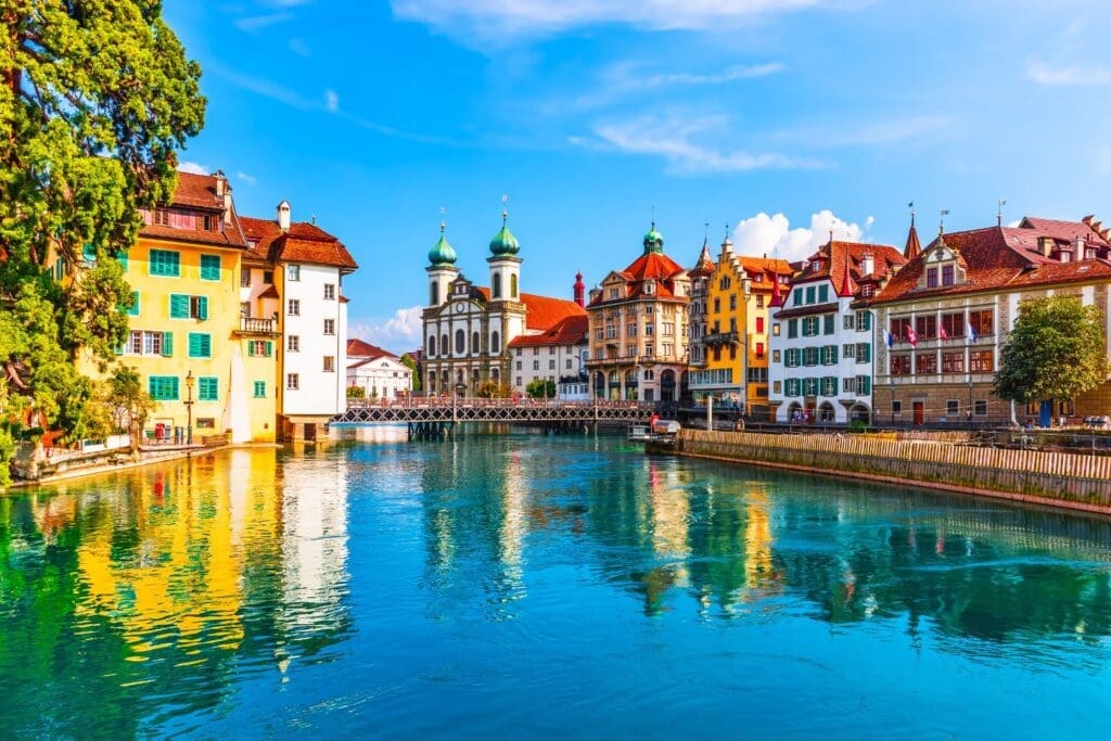 Old Town architecture of Lucerne